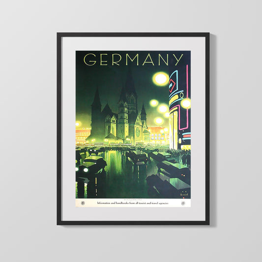 Classic Travel Poster - Germany - Kaiser Wilhelm Church