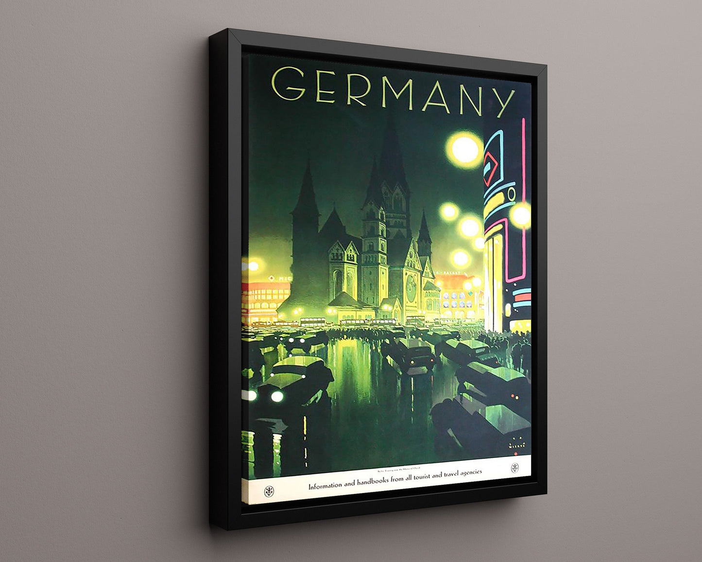 Classic Travel Poster - Germany - Kaiser Wilhelm Church