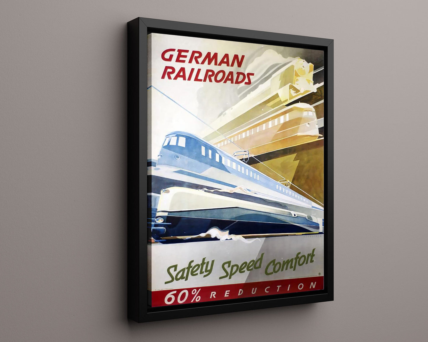 Classic Travel Poster - Germany - Railroads