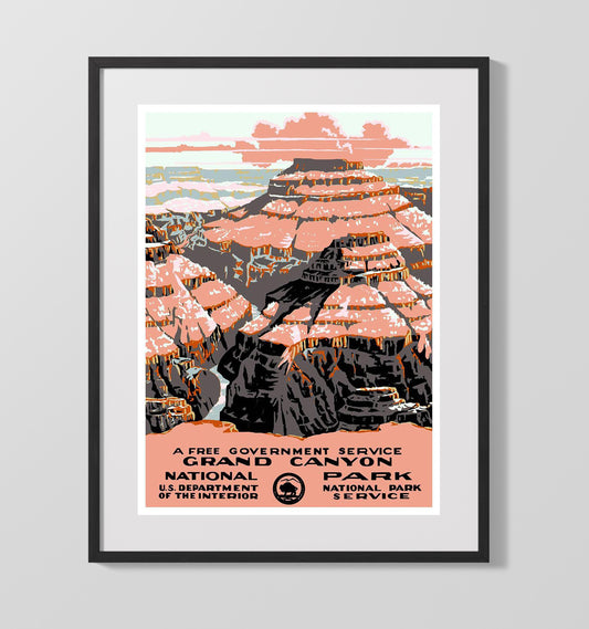 Grand Canyon Landmark - Travel - 16x20 Gallery Frame