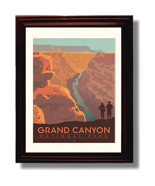 Grand Canyon National Park travel poster wall art 8x10 Canvas