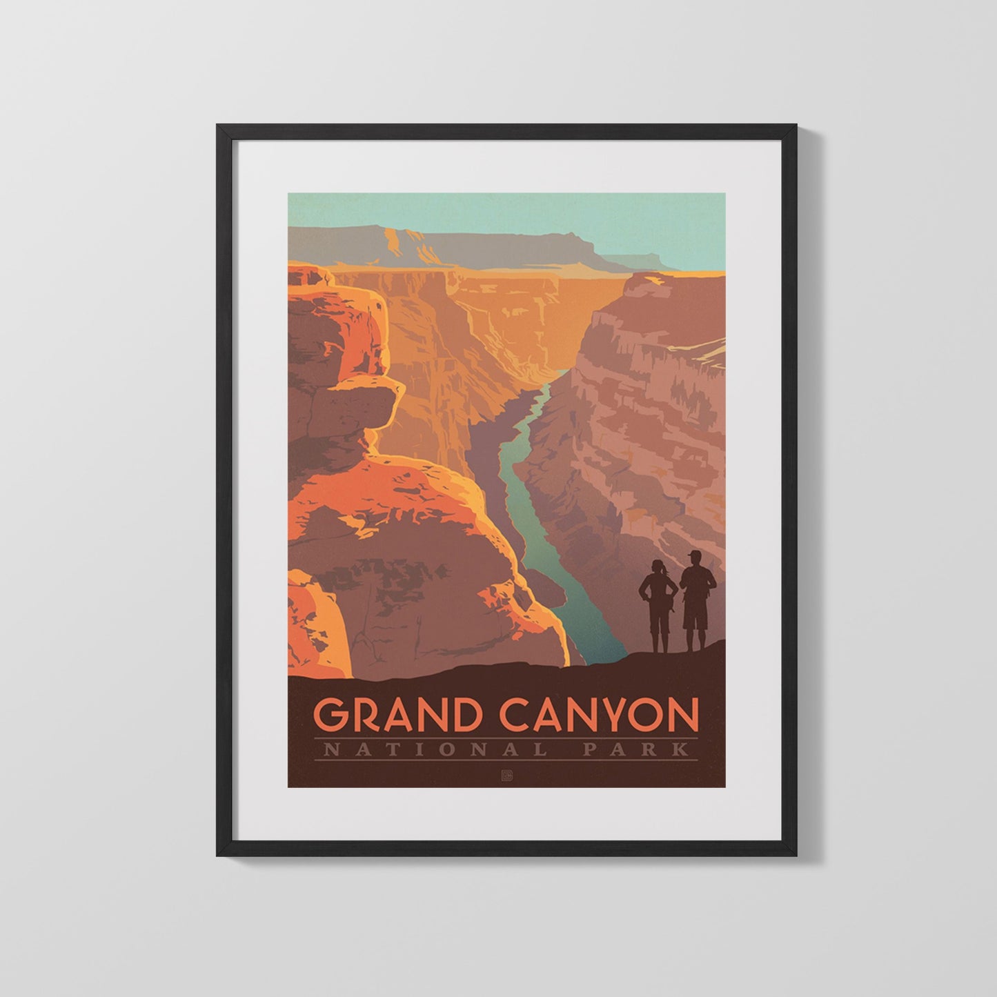 Classic Travel Poster - Grand Canyon - National Park