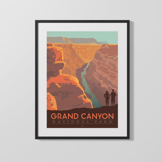 Classic Travel Poster - Grand Canyon - National Park
