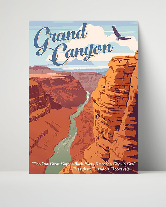 Classic Travel Unframed Poster -  Grand Canyon - United States