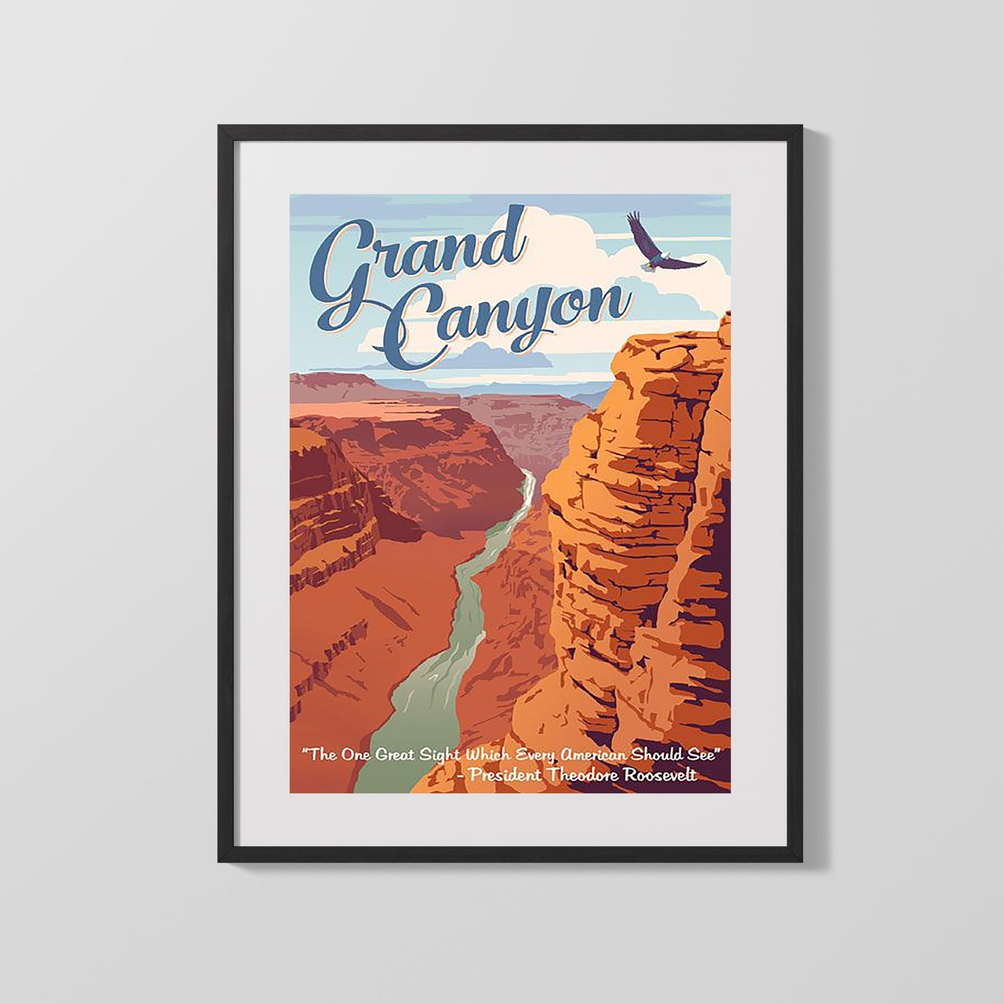 Classic Travel Poster - Grand Canyon - United States