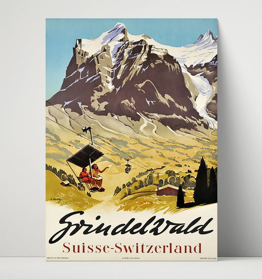 Grindelwald Switzerland - Travel - 16x20 Unframed Print