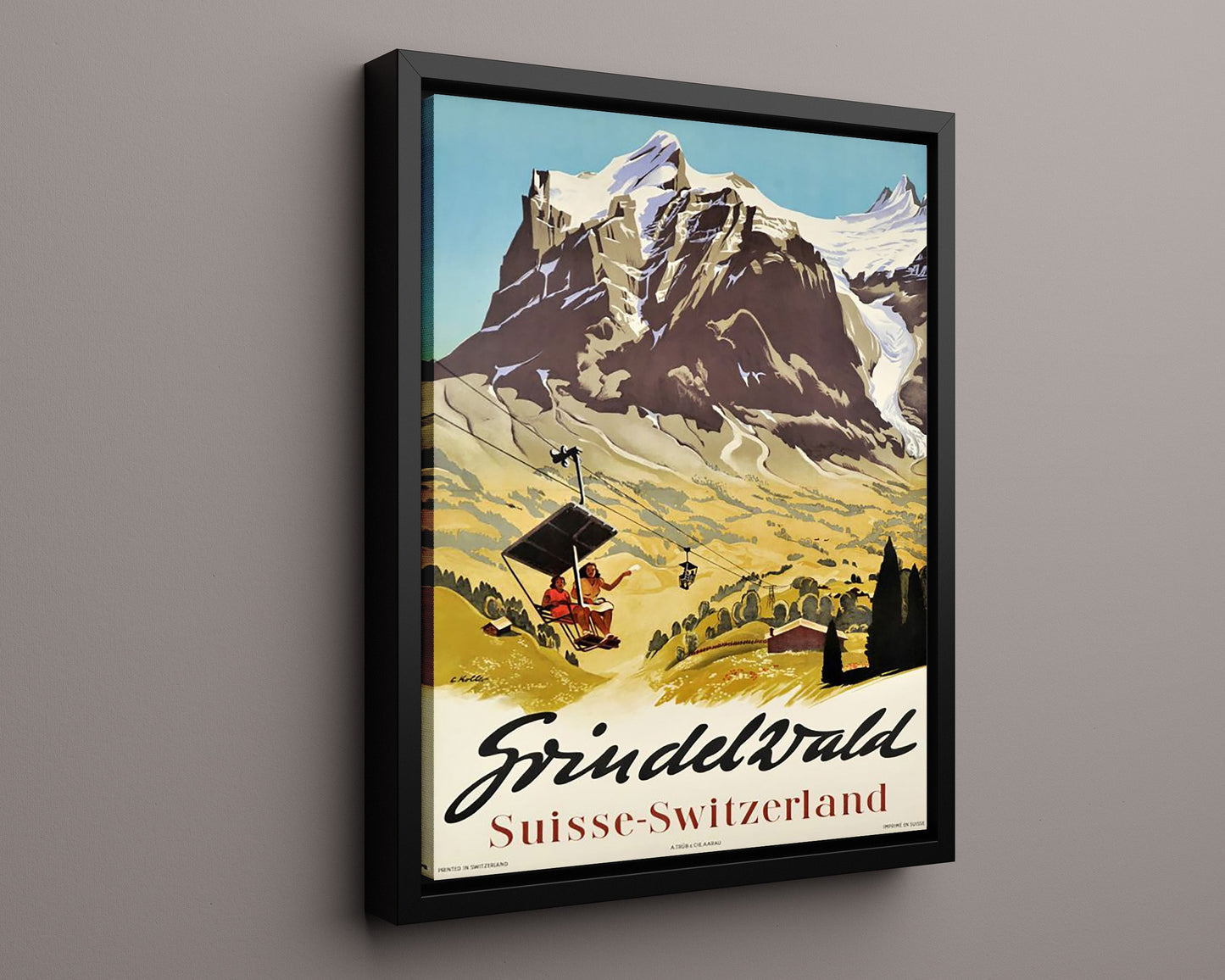 Classic Travel Poster - Grindelwald - Switzerland