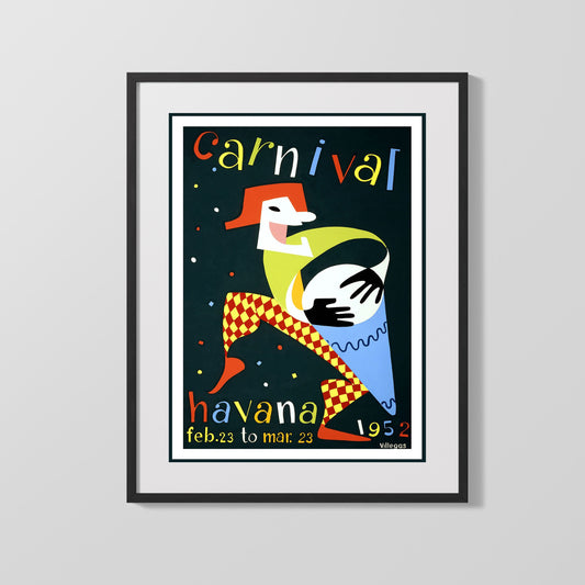 Classic Travel Poster - Havana - Carnaval 1952