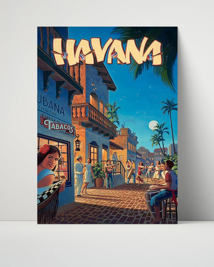 Classic Travel Unframed Poster -  Havana - Cuba