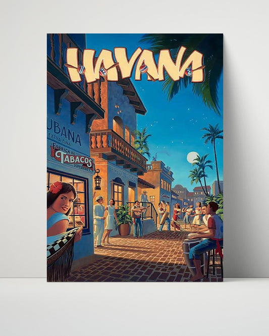 Classic Travel Unframed Poster -  Havana - Cuba