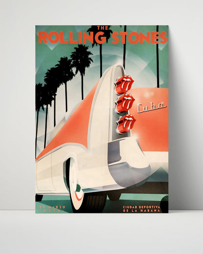 Classic Travel Unframed Poster -  Havana - Cuba Nightlife