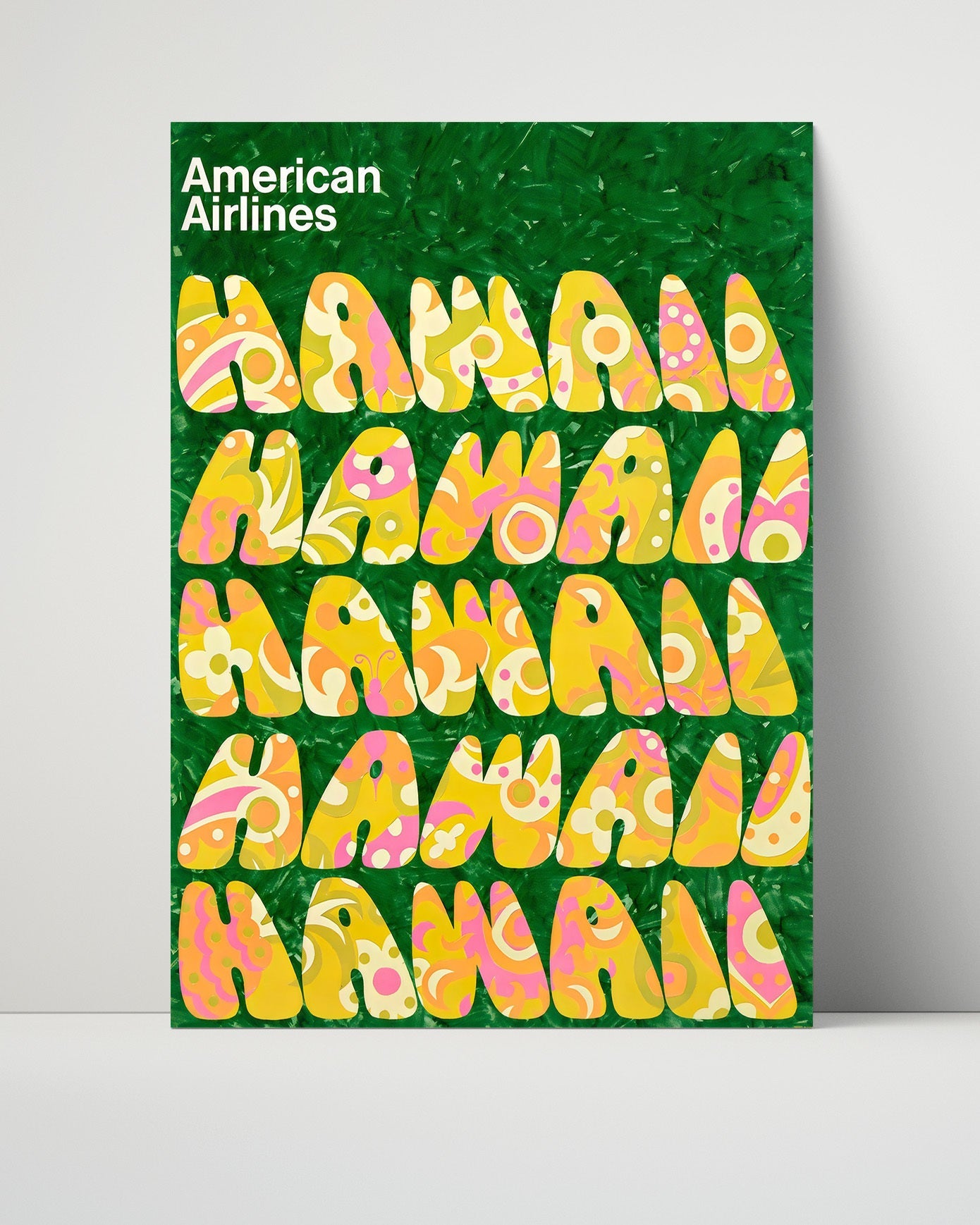 Classic Travel Poster - Hawaii - American Airlines
