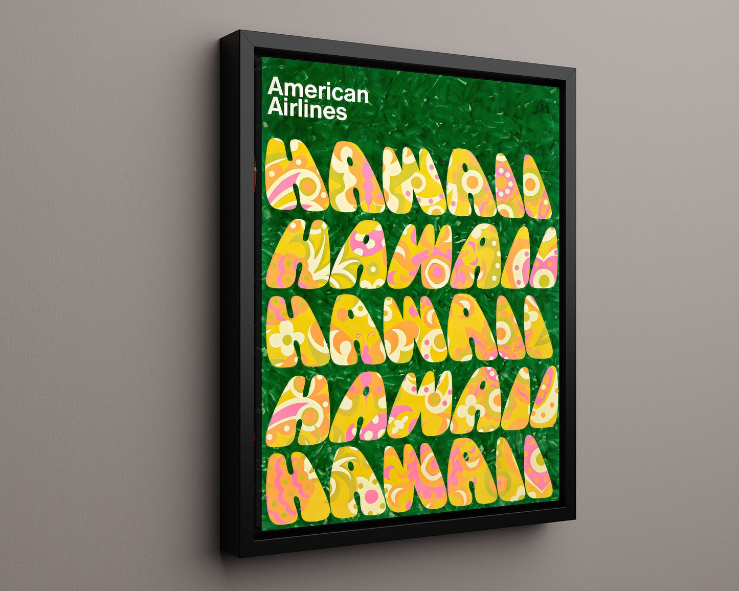 Classic Travel Poster - Hawaii - American Airlines