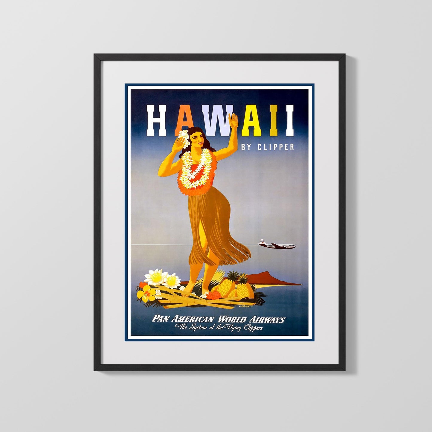 Classic Travel Poster - Hawaii - By Clipper
