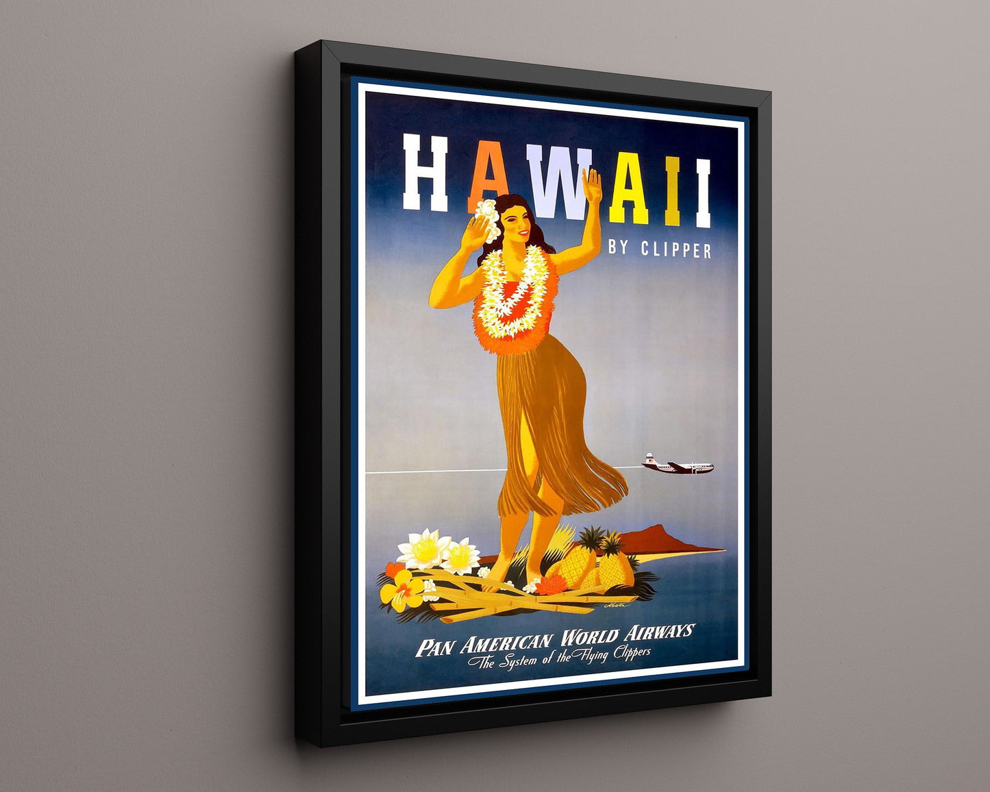 Classic Travel Poster - Hawaii - By Clipper