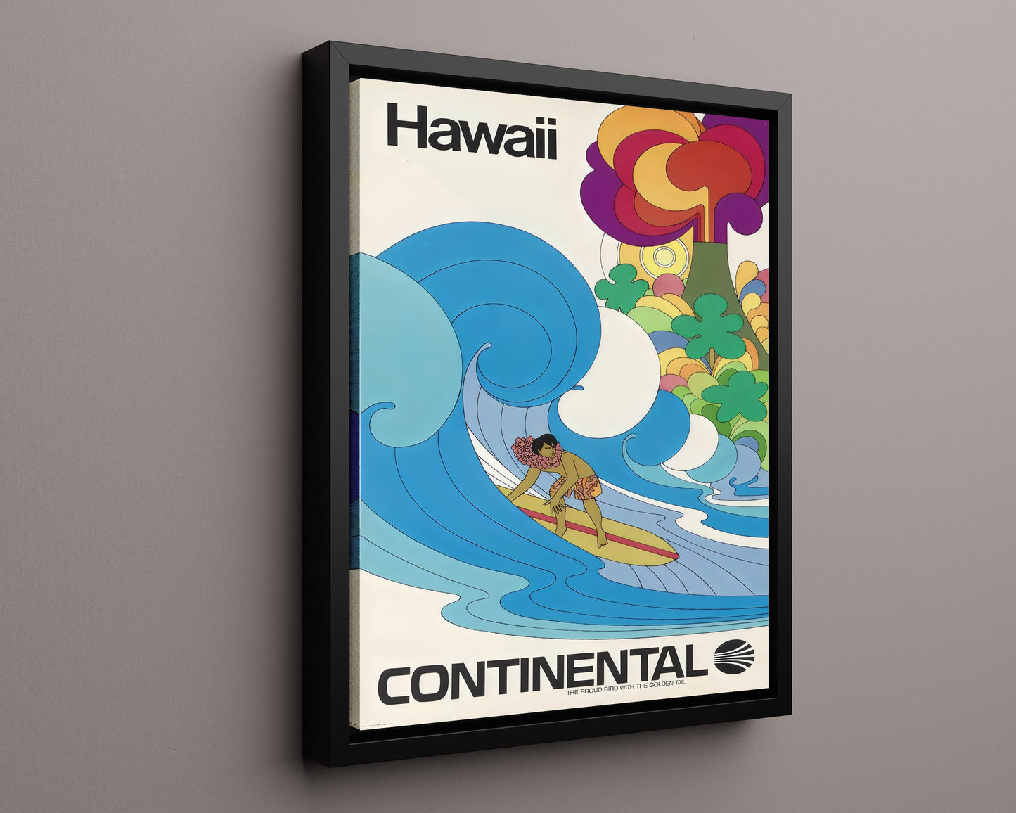 Classic Travel Poster - Hawaii - Continental