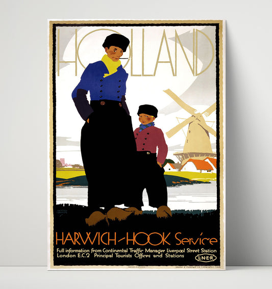 Holland Harwich Hook - Travel - 16x20 Unframed Print