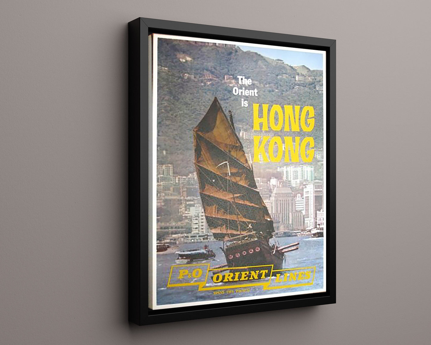 Classic Travel Poster - Hong Kong - Orient Lines