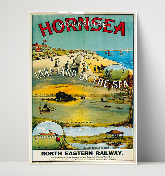 Hornsea Lake Land By The Sea - Travel - 16x20 Unframed Print
