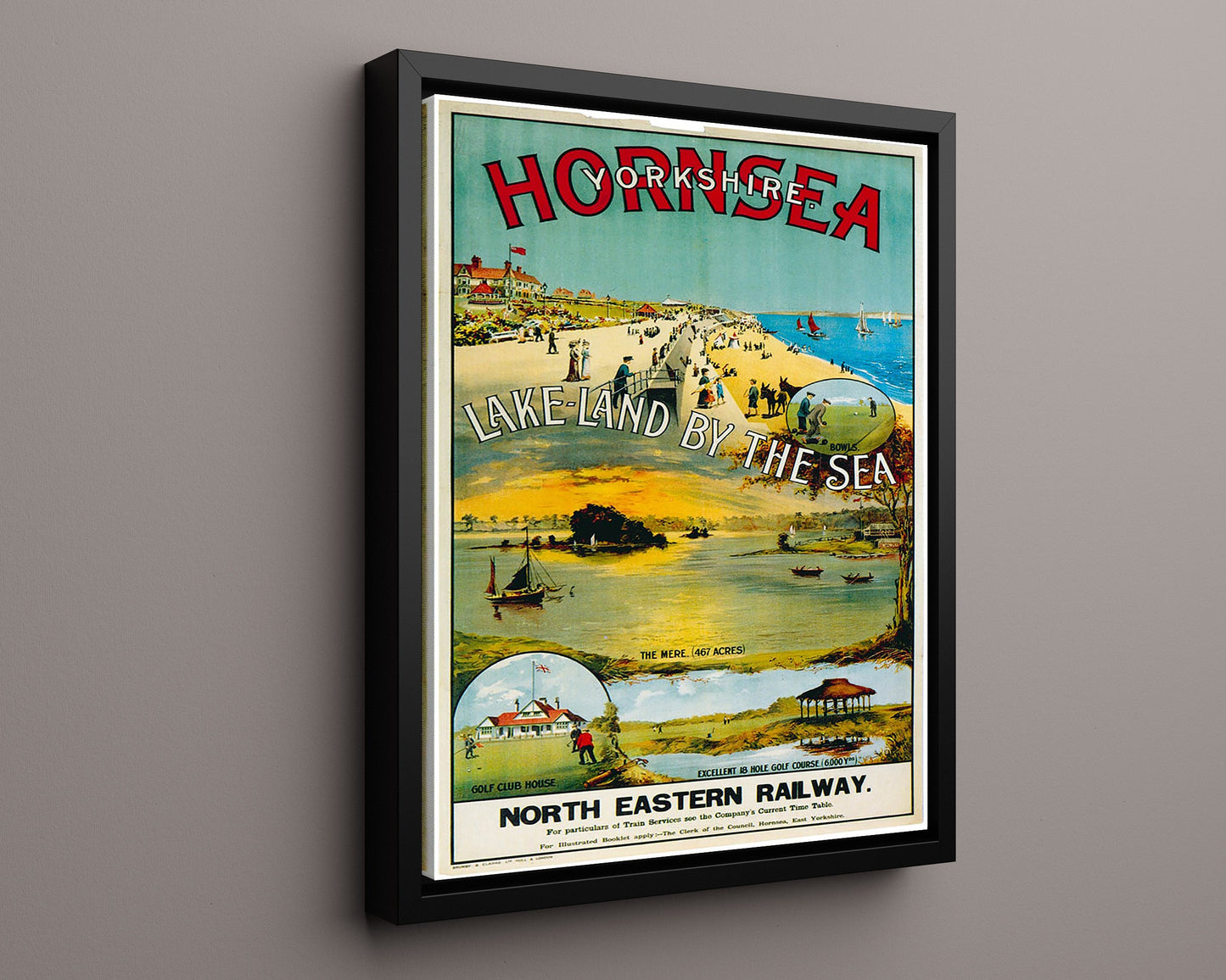 Classic Travel Poster - Hornsea - Lake Land By The Sea