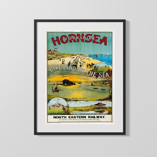 Classic Travel Poster - Hornsea - Lake Land By The Sea