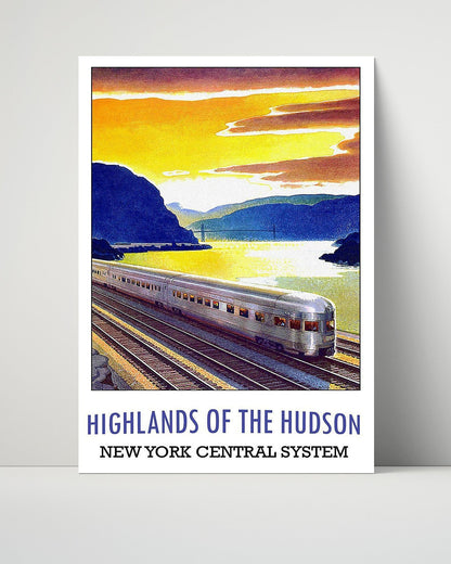 Classic Travel Unframed Poster -  Hudson - Highlands