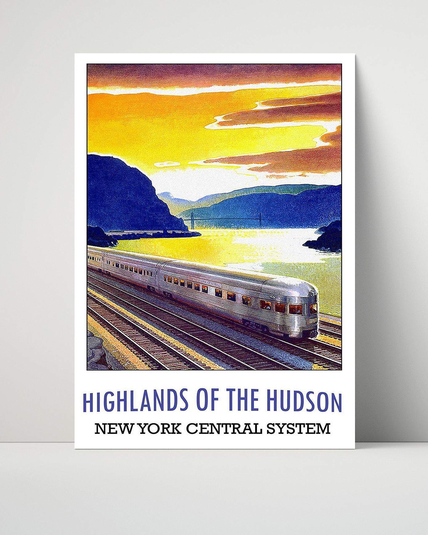 Classic Travel Poster - Hudson - Highlands