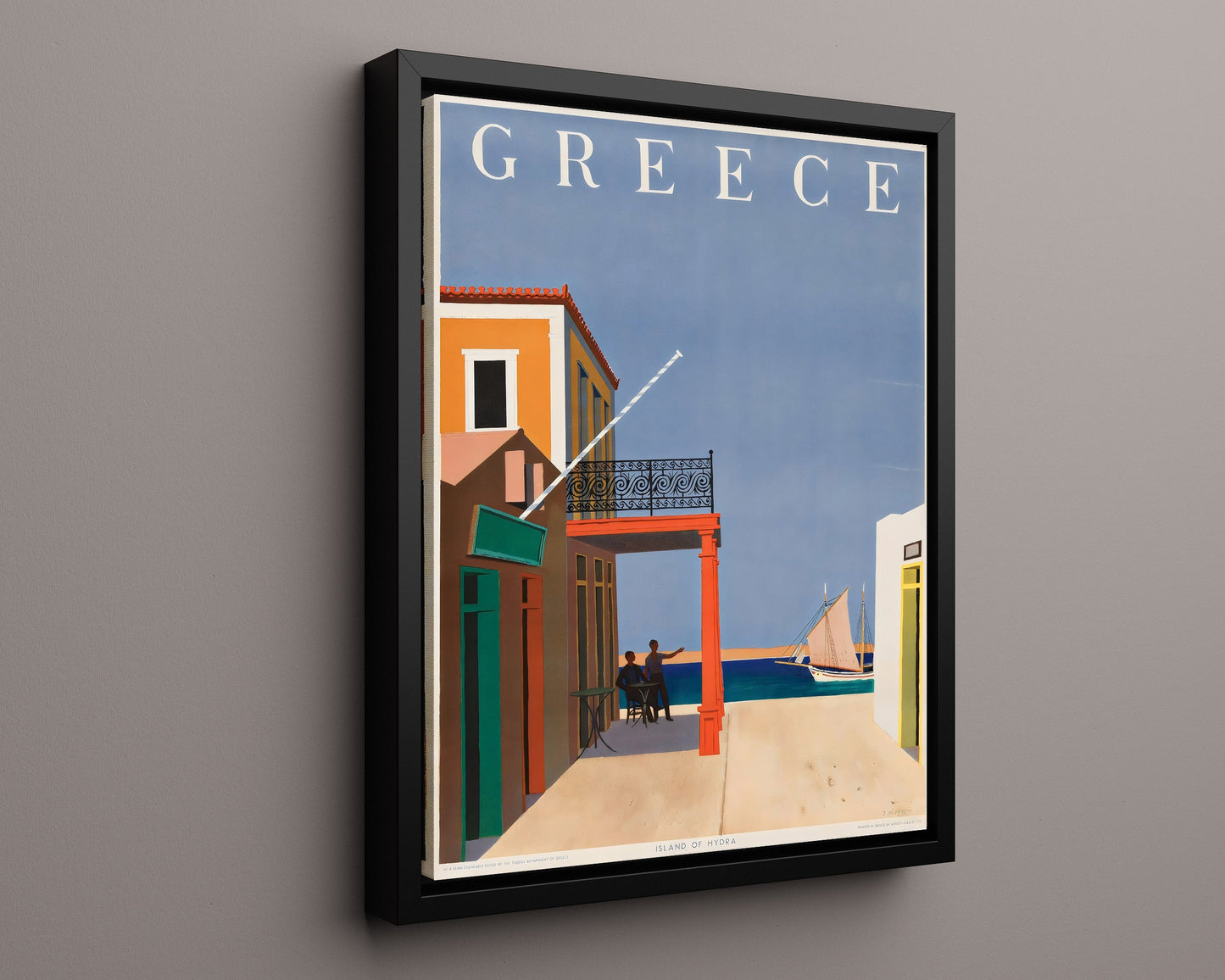 Classic Travel Poster - Hydra - Greece Island