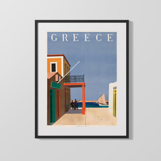 Classic Travel Poster - Hydra - Greece Island
