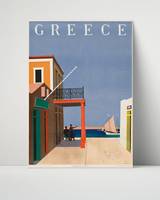 Classic Travel Unframed Poster -  Hydra - Greece Island