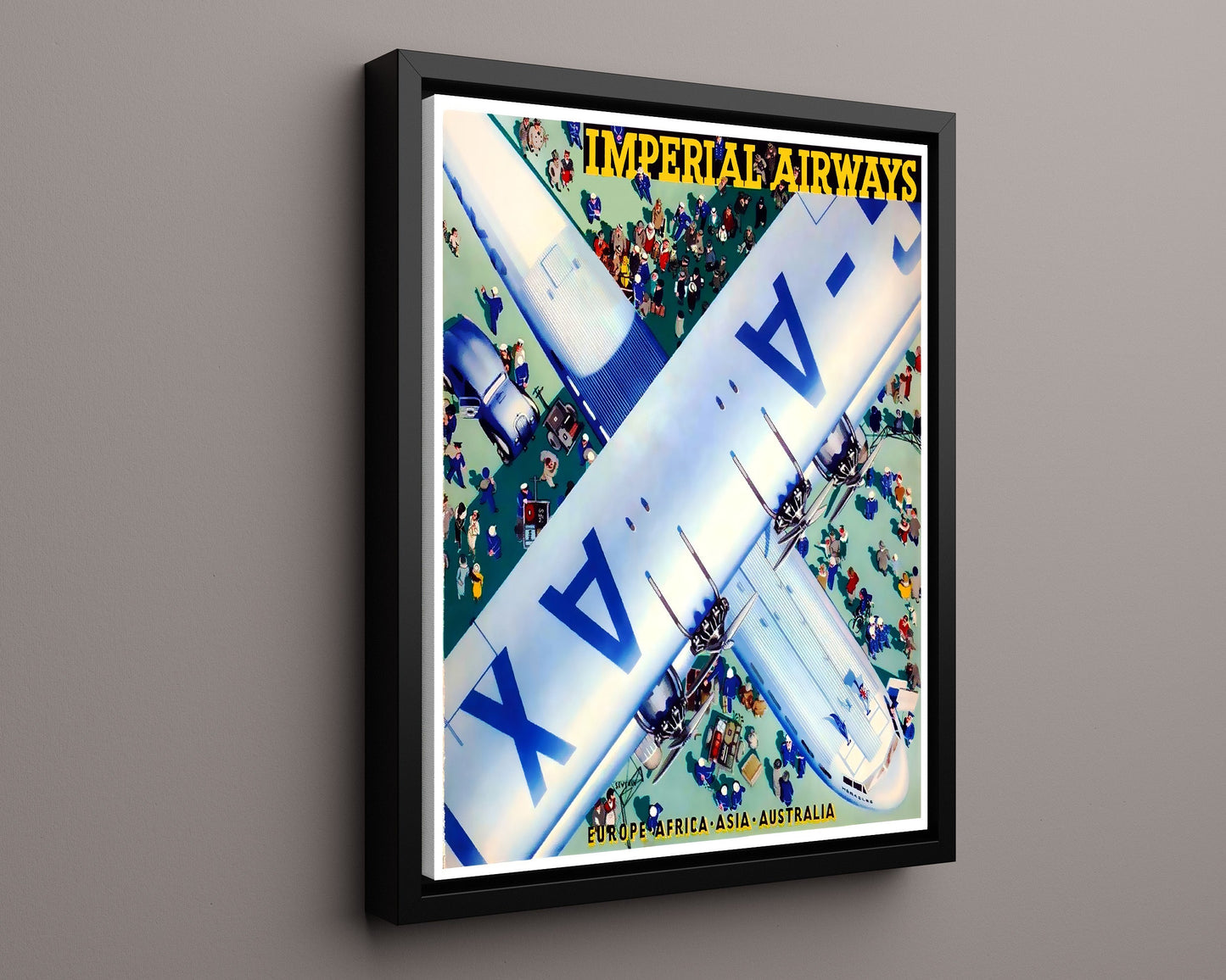 Classic Travel Poster - Imperial Airways - Europe Africa Asia Australia