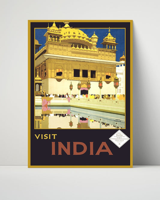 Classic Travel Unframed Poster -  India - Delhi House