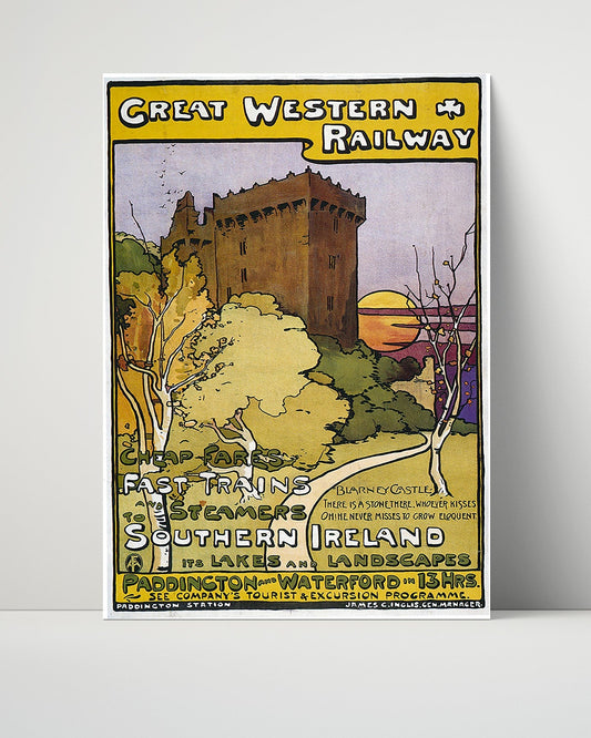 Classic Travel Unframed Poster -  Ireland - Blarney Castle