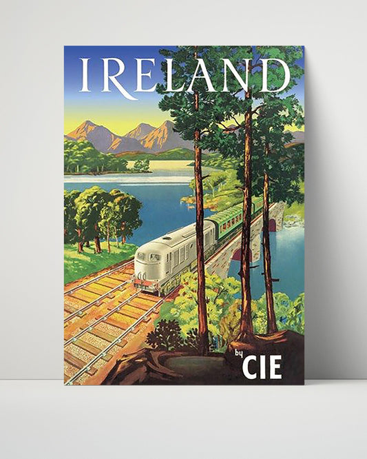 Classic Travel Unframed Poster -  Ireland - CIE Railway