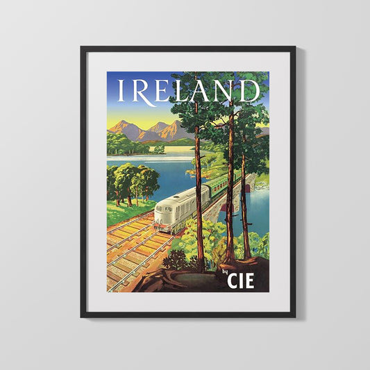Classic Travel Poster - Ireland - CIE Railway