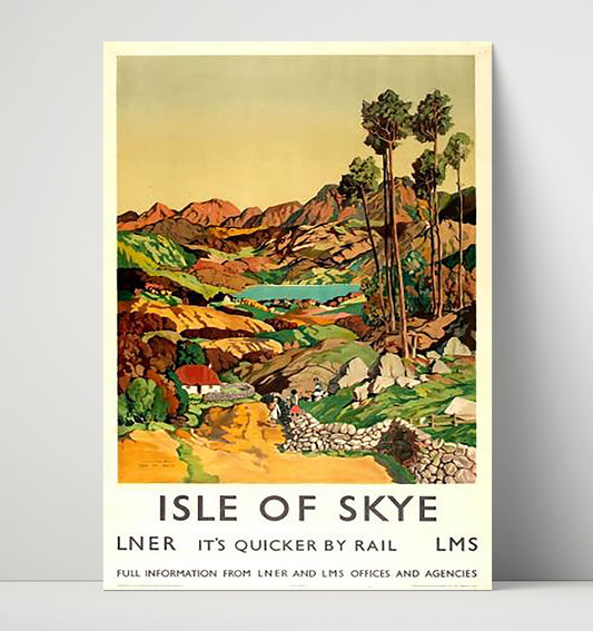 Isle Of Skye By Rail - Travel - 16x20 Unframed Print