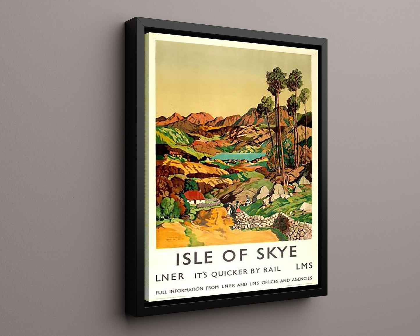 Classic Travel Poster - Isle Of Skye - By Rail