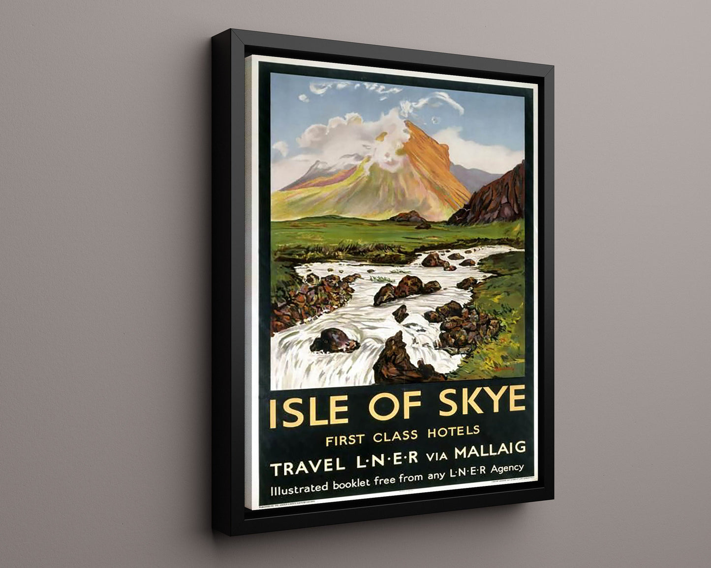 Classic Travel Poster - Isle Of Skye - Hotels