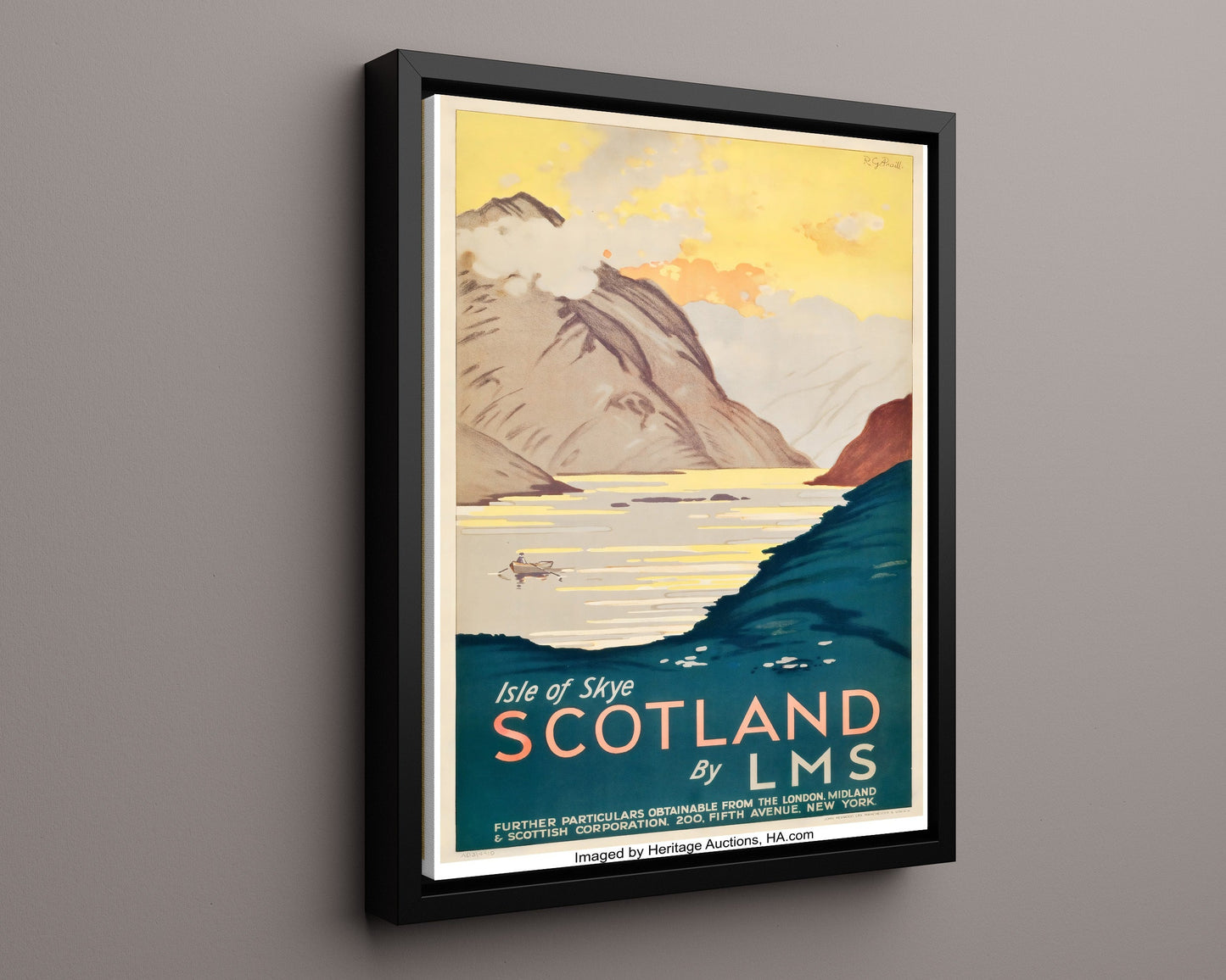 Classic Travel Poster - Isle of Skye - Scotland