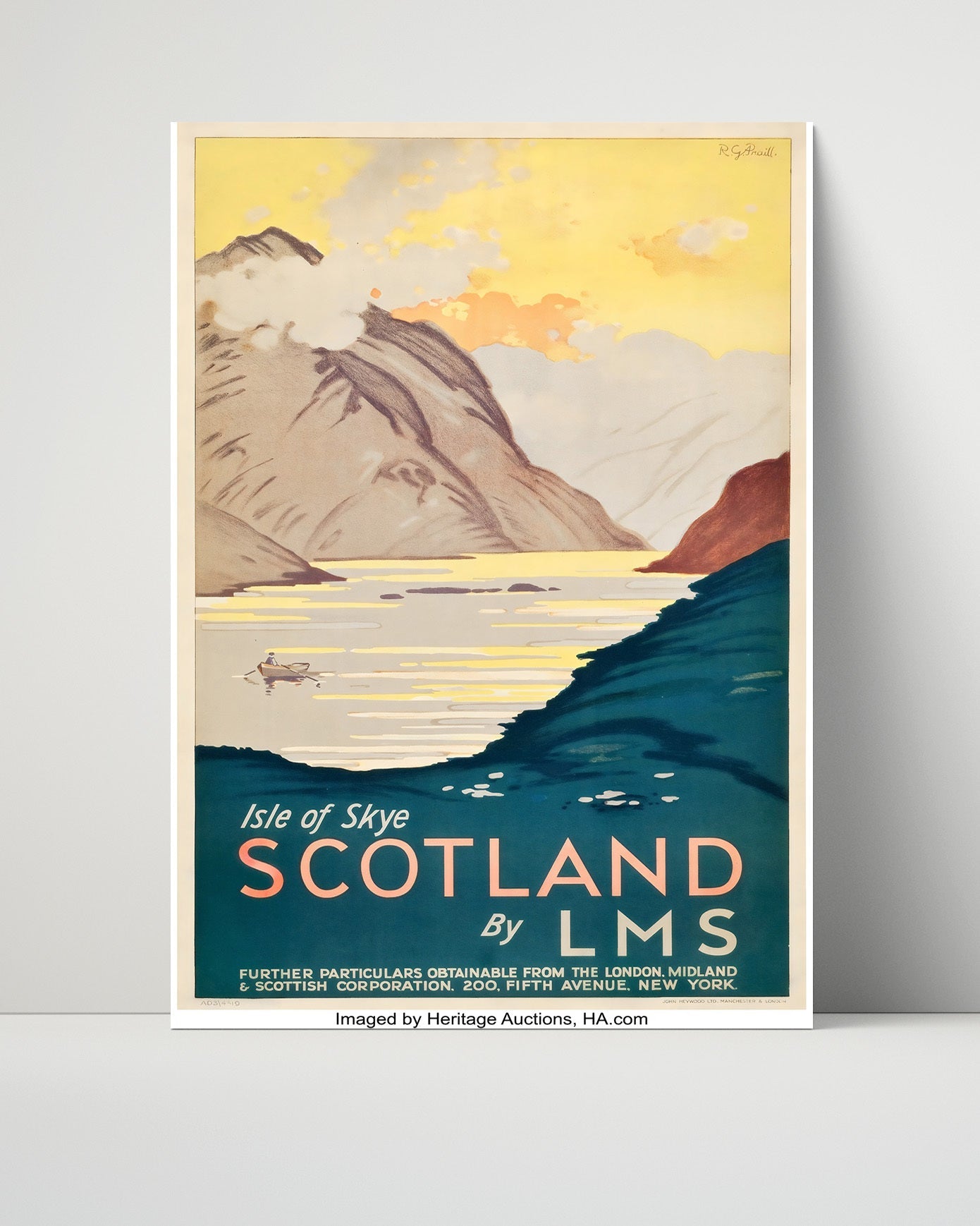 Classic Travel Poster - Isle of Skye - Scotland