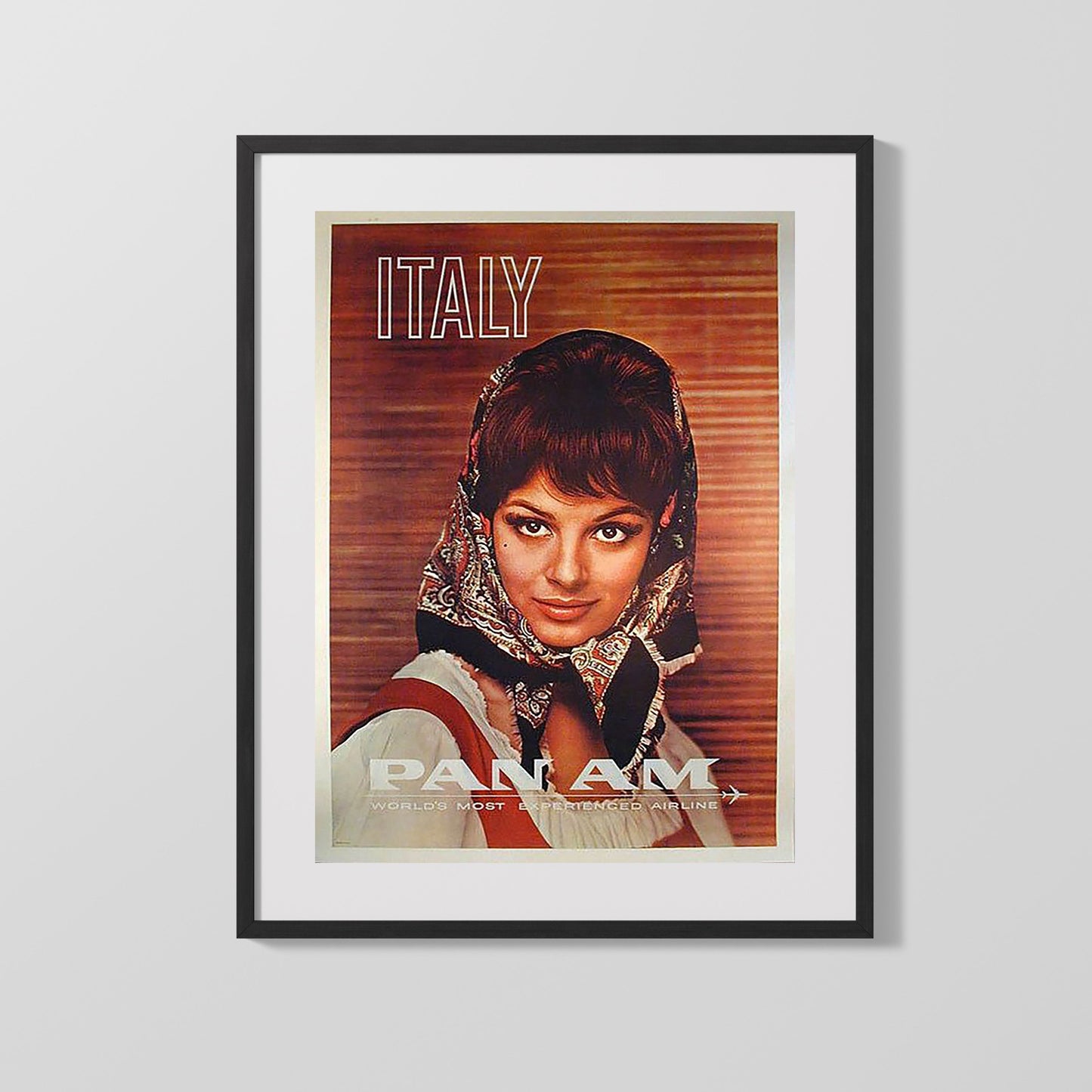 Classic Travel Poster - Italy - Pan Am Airlines