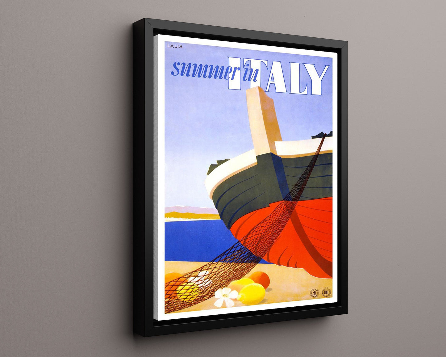 Classic Travel Poster - Italy - Summer by the Sea