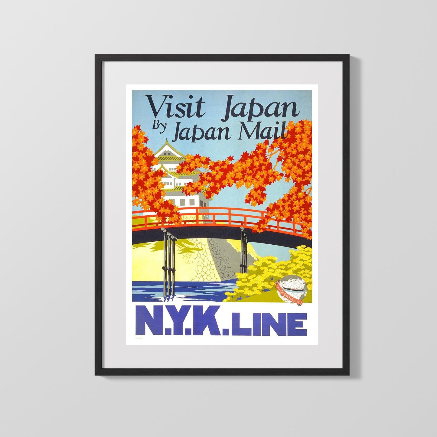Classic Travel Poster - Japan - Japanese Government Railways