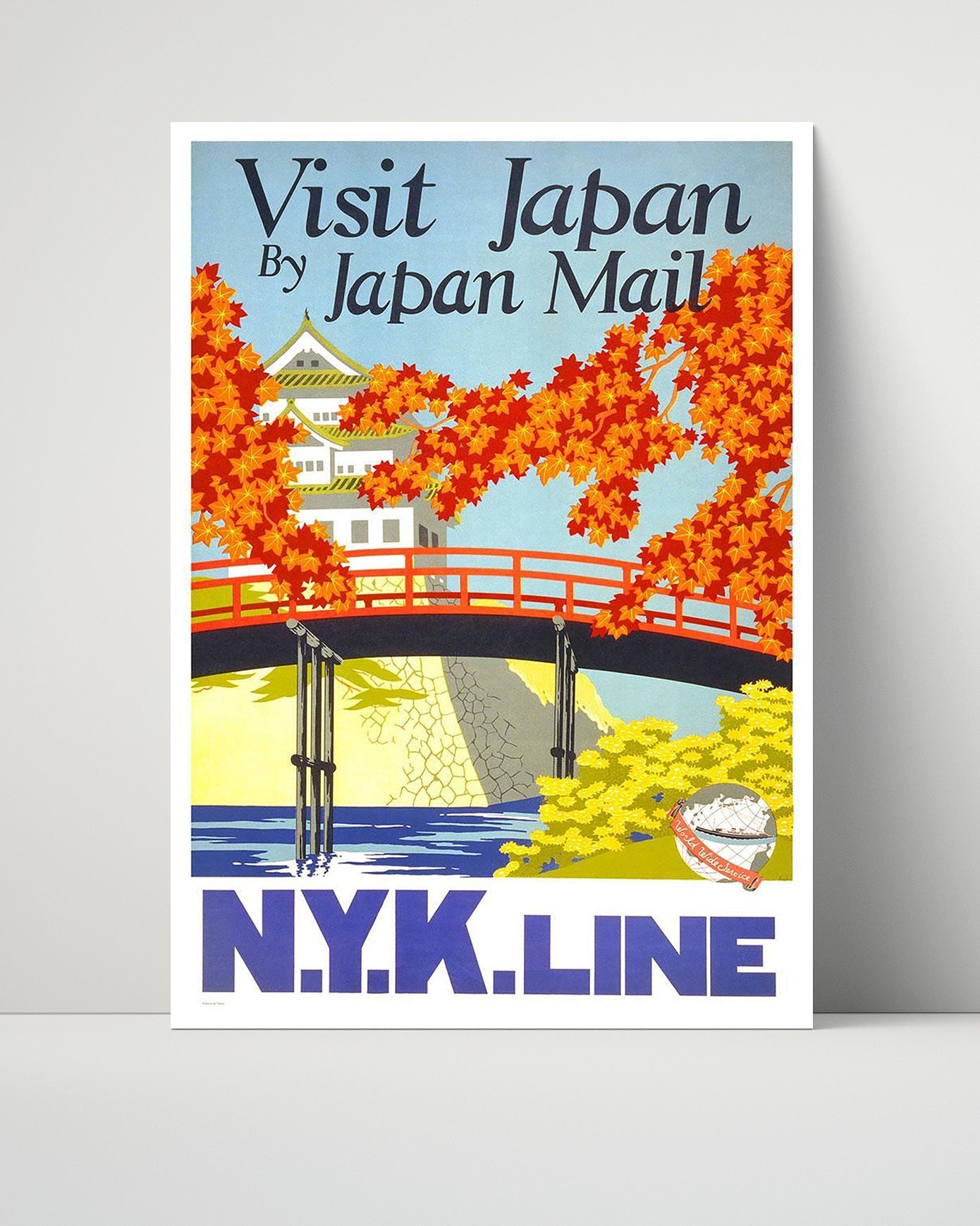Classic Travel Poster - Japan - Japanese Government Railways