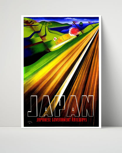 Classic Travel Unframed Poster -  Japan - Japanese Railways