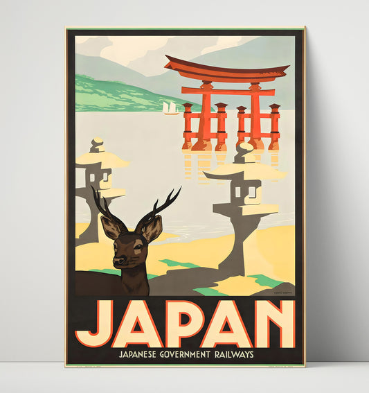 Japan Japanese Railways - Travel - 16x20 Unframed Print