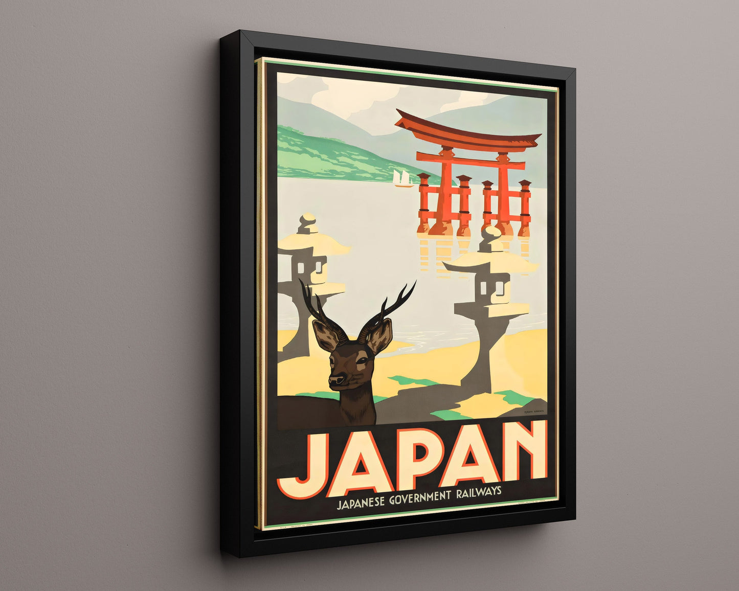Classic Travel Poster - Japan - Japan Mail