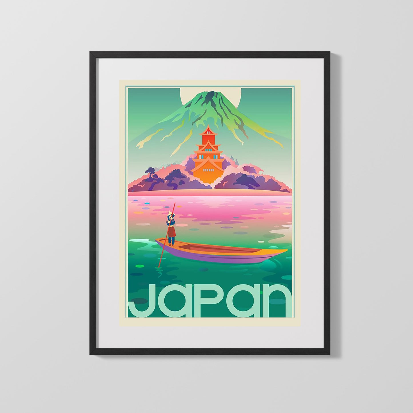 Classic Travel Poster - Japan - Mt Fuji