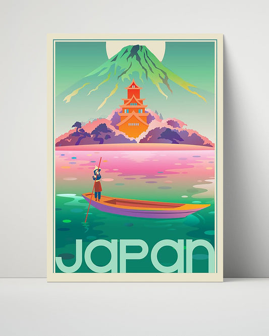Classic Travel Unframed Poster -  Japan - Mt Fuji