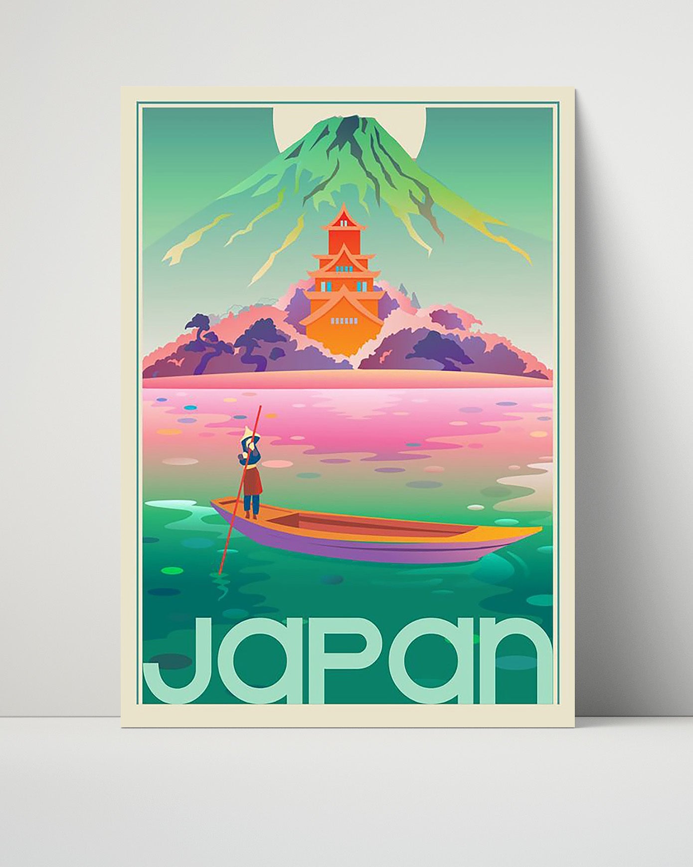Classic Travel Poster - Japan - Mt Fuji